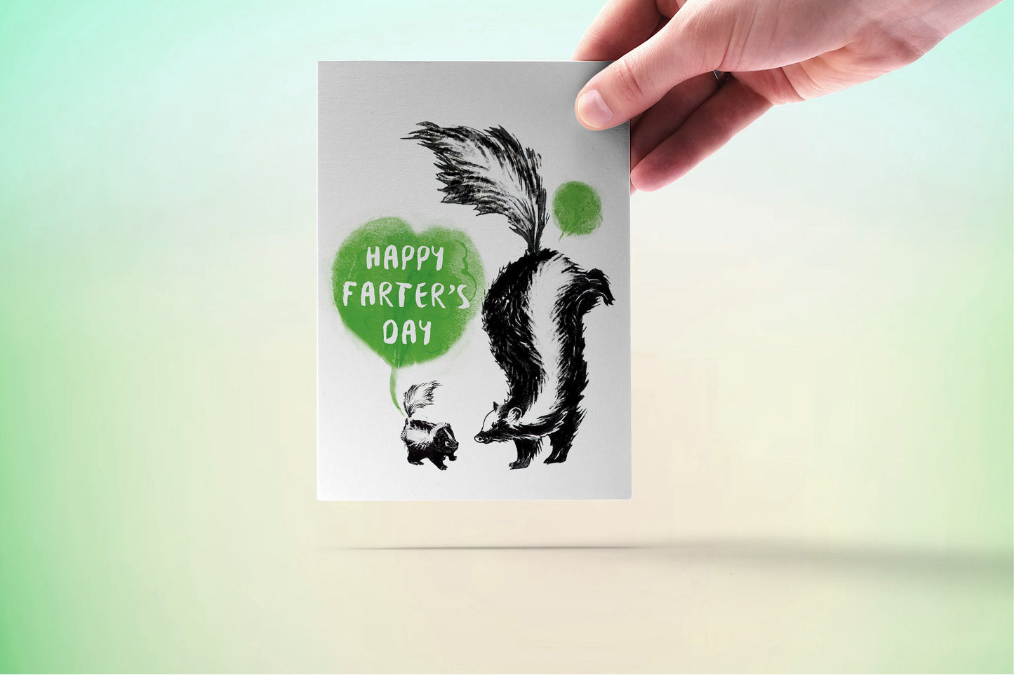 Skunks Funny Fathers Day Card From Daughte - Happy Fater's Day