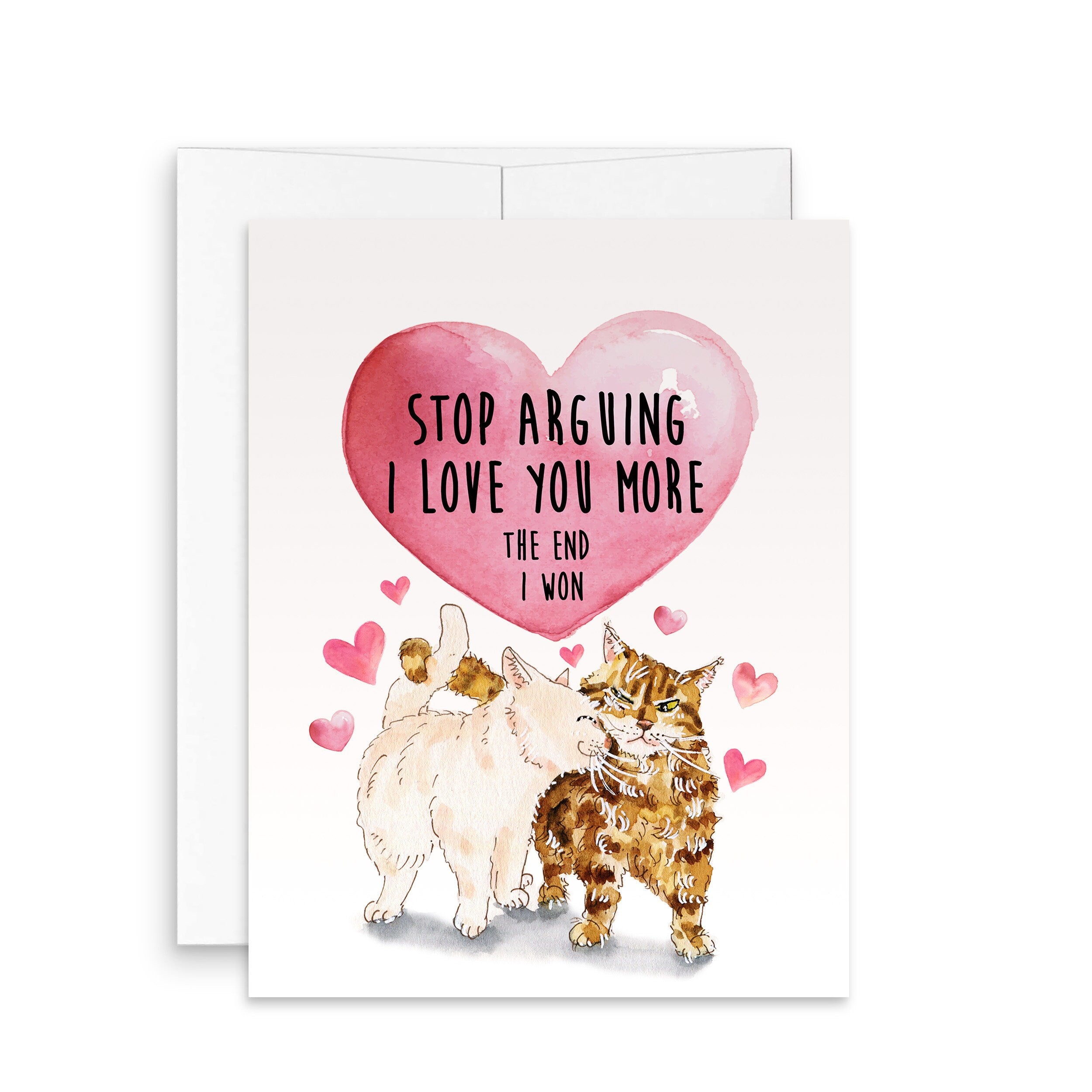 Shut Up And Kiss Me Card Valentine's Day Card To Give to -  Portugal