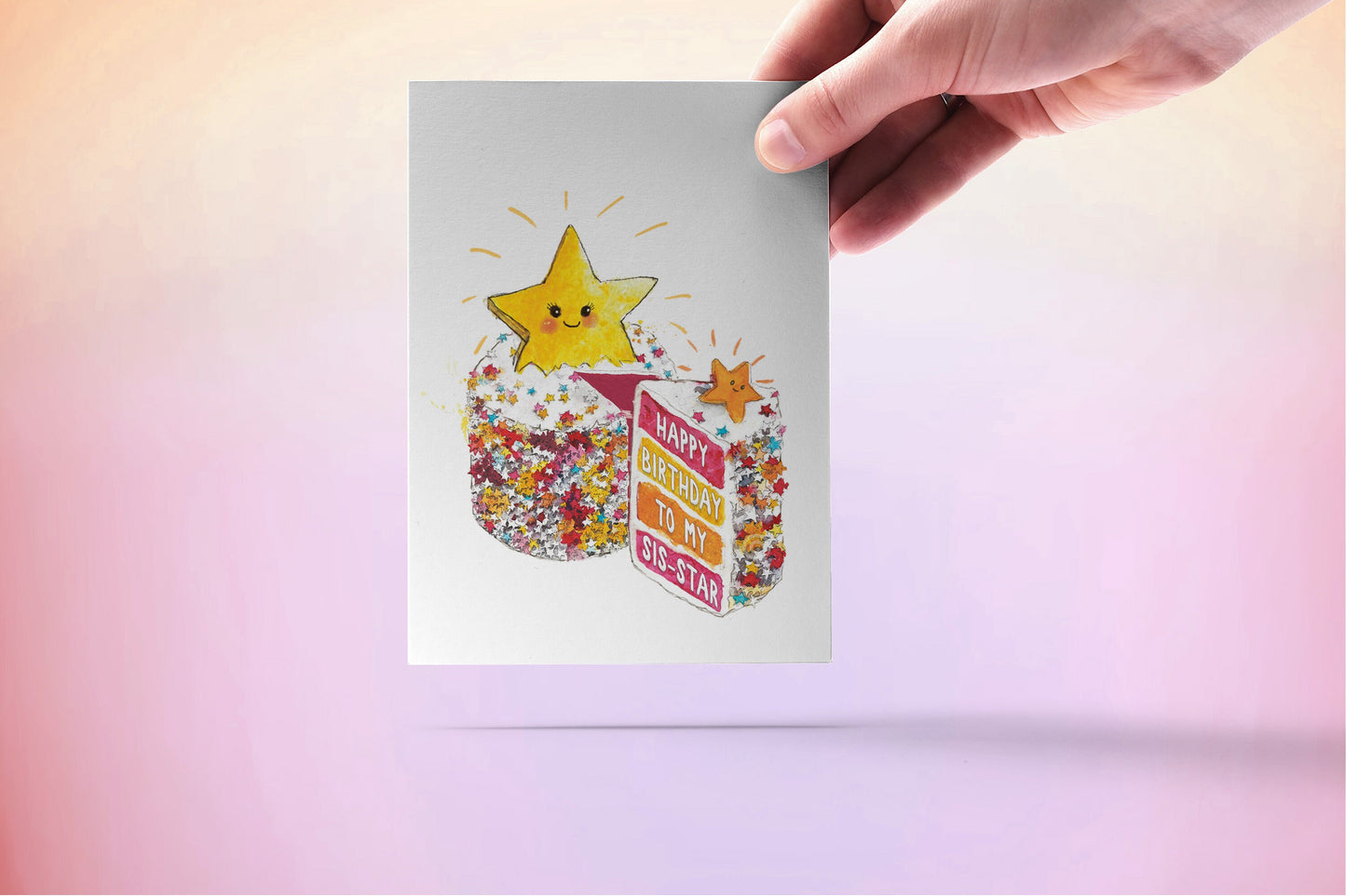Best Sister Birthday Cards - Happy Birthday To My Sis-Star