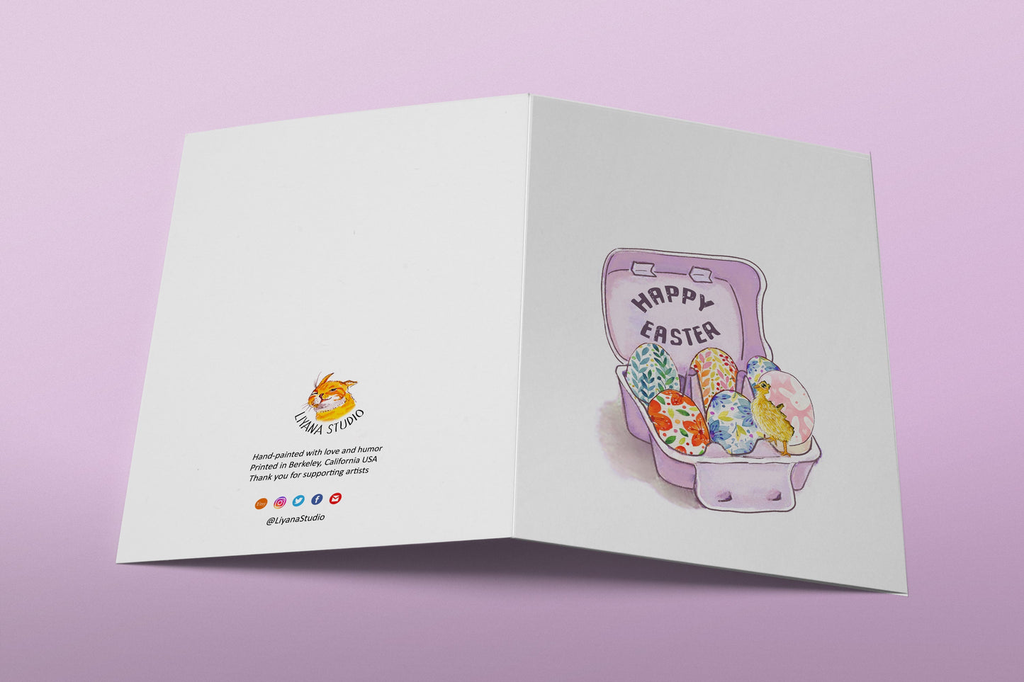 Carton Egg Easter Card Set - Hatched Baby Chick Happy Easter Cards For Kids