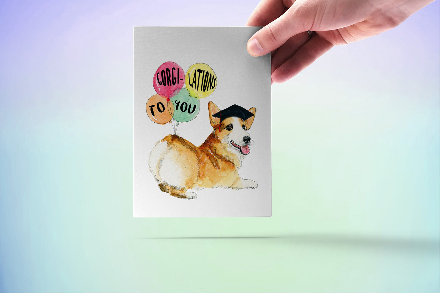 Corgi Dog Graduation Card Funny - Corgi-lations Congratulations Card For Son
