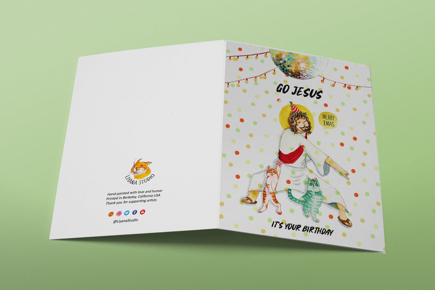 Funny Jesus Christmas Card For Brother