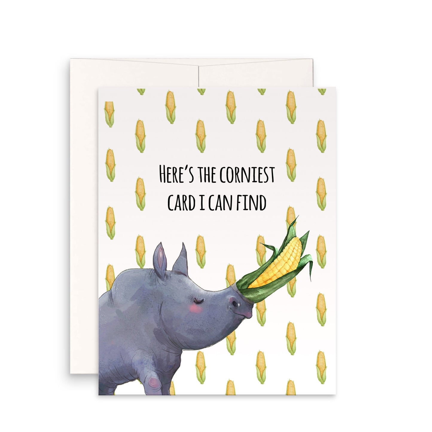 Funny Valentines Card For Boyfriend - Rhino Corny Anniversary Cards For Husband