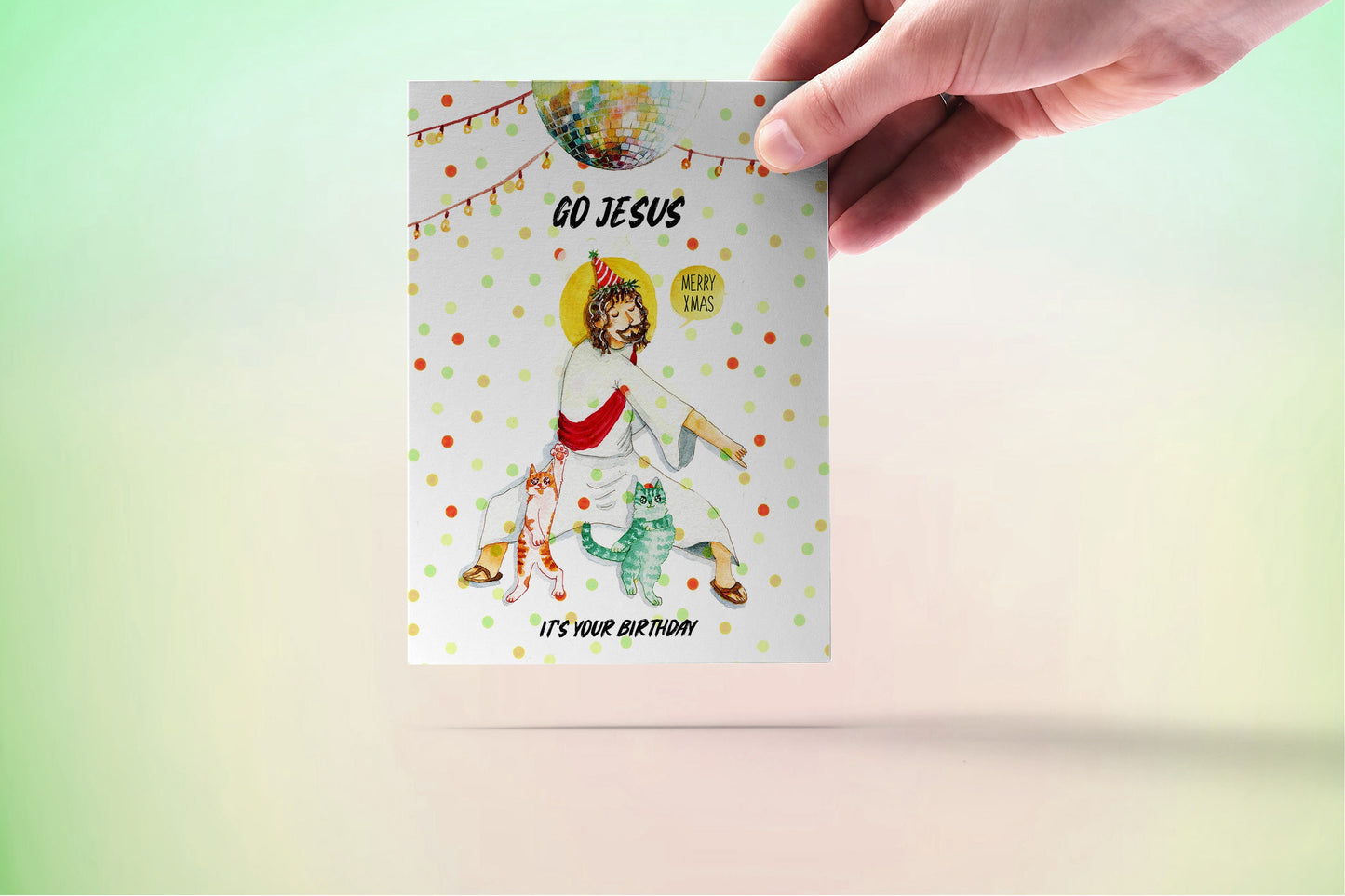 Funny Jesus Christmas Card For Brother