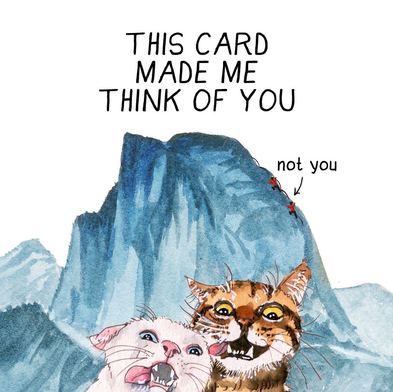 Adventure Funny Anniversary Card For Boyfriend - Funny Birthday Card For Best Friend - Yosemite National Park Travel Gifts For Parents