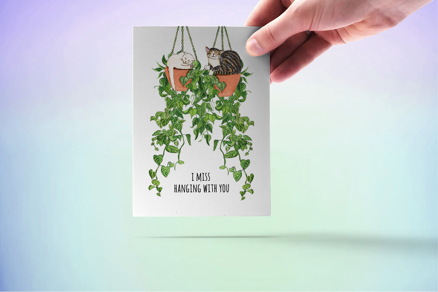 I Miss You Card For Best Friend - Miss Hanging Out With You - Long Distance Family Gifts For Mom