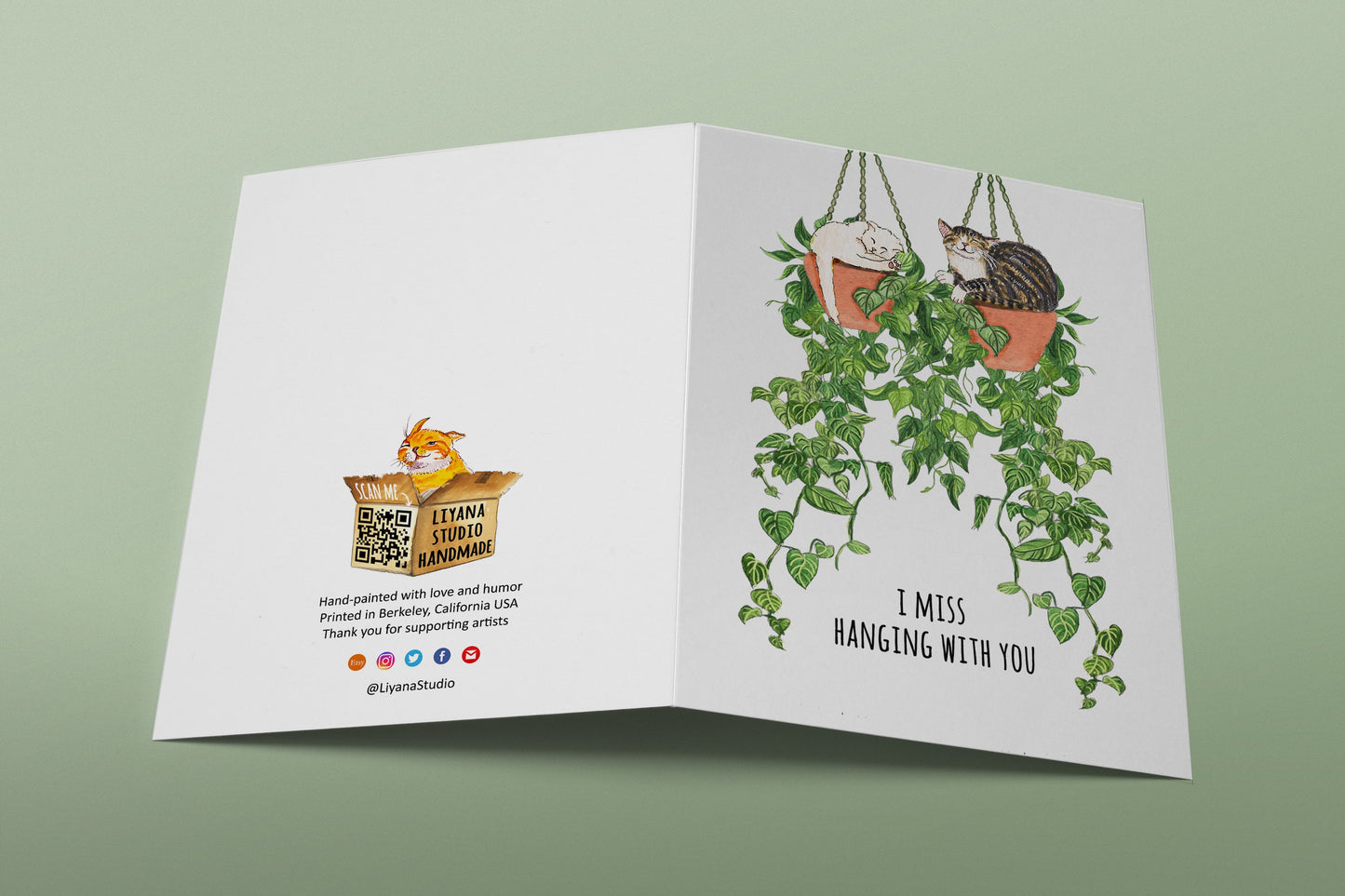 I Miss You Card For Best Friend - Miss Hanging Out With You - Long Distance Family Gifts For Mom