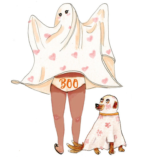 Funny Halloween Cards For Boyfriend - Boo Booty Love Card From Girlfriend