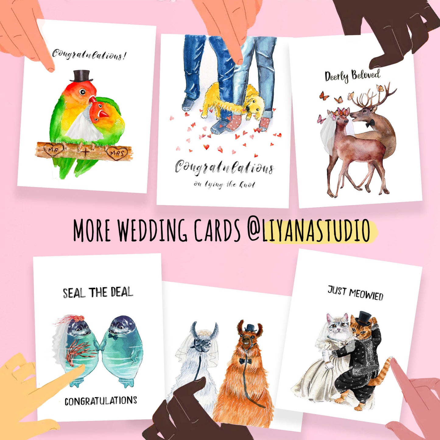 Raccoon Congrats Engagement Card Funny - Best Friend Bridal Shower Card - Shiny Ring Proposal Gifts