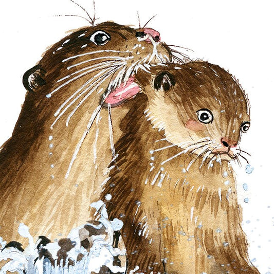 Cute Otter Mother's Day Card Funny - Happy Mother's Day From Kid