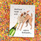 Another Year Hits Dog Funny Birthday Card For Her - Champagne Bottle Open Shiba Inu Dog Lover Gifts For Brother - Liyana Studio Handmade