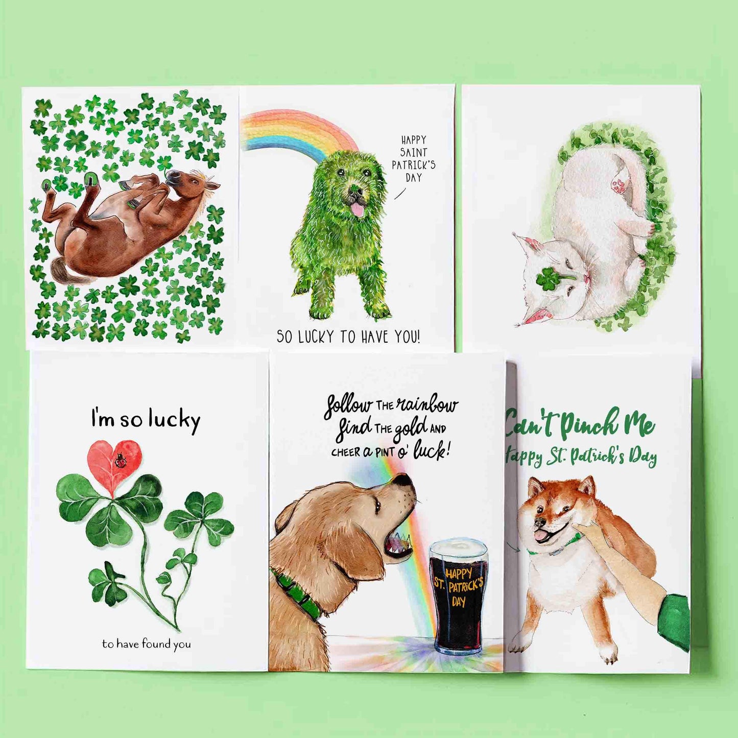 Bad Hare Watercolor Bunny Easter Cards For Kids - Hair Puns Funny Easter Card - Liyana Studio Handmade Greeting Card