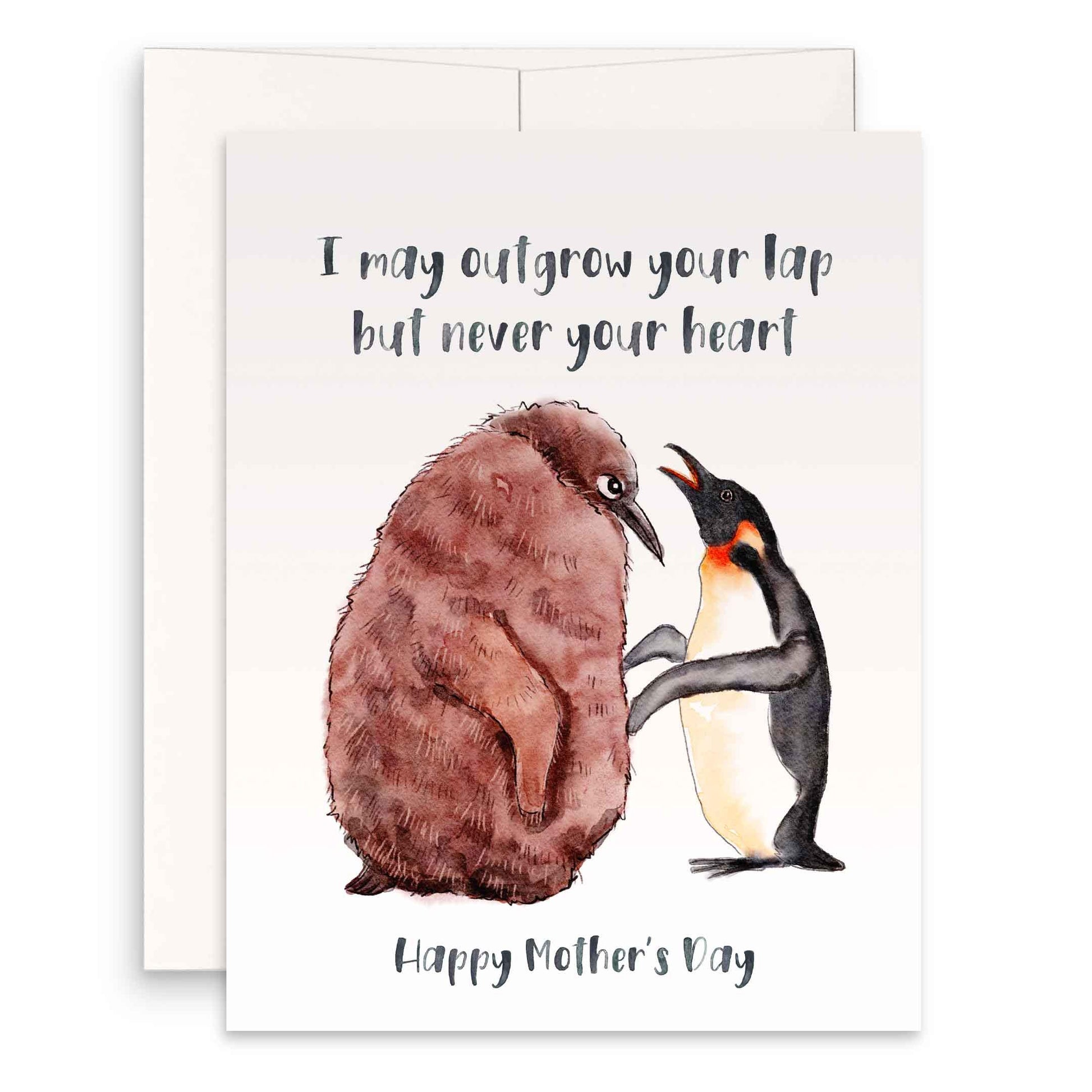 Adult Kid Funny Mother's Day Card From Son Penguin Pesto Happy