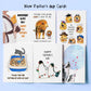 Dog Fathers Day Card From Daughter Son - I Can Never Repay You - Dad Gifts For Dog Lovers - Liyana Studio Handmade Greeting Card