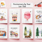 Kangaroo Pump Iron 6th Anniversary Card For Husband Wife - Six Years Strong - Iron Anniversary Gift - Funny Anniversary Card For Boyfriend