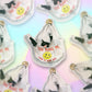 Grocery Bag Tuxedo Cat Sticker - You Make Me Smile Positive Sticker For Cat Lovers - Kindness Vinyl Sticker Waterproof - Liyana Studio