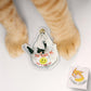 Grocery Bag Tuxedo Cat Sticker - You Make Me Smile Positive Sticker For Cat Lovers - Kindness Vinyl Sticker Waterproof - Liyana Studio