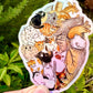 Heart Full of Cats Sticker - Holographic Cat Sticker For Cat Lover Gift -