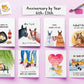 Kangaroo Pump Iron 6th Anniversary Card For Husband Wife - Six Years Strong - Iron Anniversary Gift - Funny Anniversary Card For Boyfriend