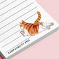 Cat Responsibilities Notepad - Cute To do List Note Pad - Funny Memo Pad Stationery Gift For Cat Lover - Handmade By Liyana Studio Greetings