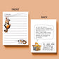 Calico Cat To Do Or Not Notepad - Funny To do List Note Pad - Cute Memo Pad Stationery Gifts For Cat Lover - Handmade By Liyana Studio