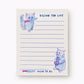 Killing The List Cat Notepad - Funny To do List Note Pad - Cute Memo Pad Stationery Gifts For True Crime Cat Lover - Handmade Liyana Studio