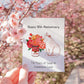 10 Years Tin Anniversary Card For Husband - Flower In Tin Can Traditional Anniversary Gift for Wife - Funny 10th Anniversary Cards For Him