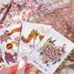 Cats Lion Dance Happy Lunar New Year Card Set – 2026 Chinese New Year Greeting Cards for Cat Lovers – Handmade Card by Liyana Studio