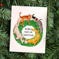 Dog Butt Sniff Wreath Christmas Cards – Funny Holiday Card for Dog Lovers – Season’s Rear-est Greetings - Liyana Studio Handmade