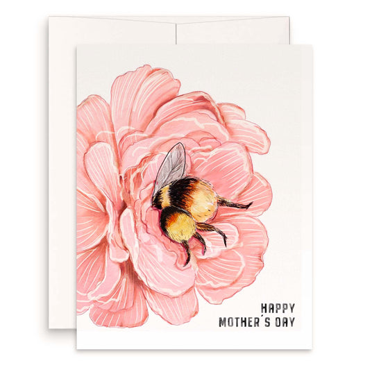 Mom Bee Floral Mother's Day Card