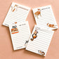 Daily Bull Sheet Notepad - Highland Cow Funny To do List Note Pad - Farm Animal Memo Pad Stationery Gifts- Handmade By Liyana Studio