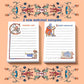 Knight's Manuscript medieval Notepad - Funny To do List Note Pad - Cute Memo Pad Stationery Gifts - Handmade By Liyana Studio