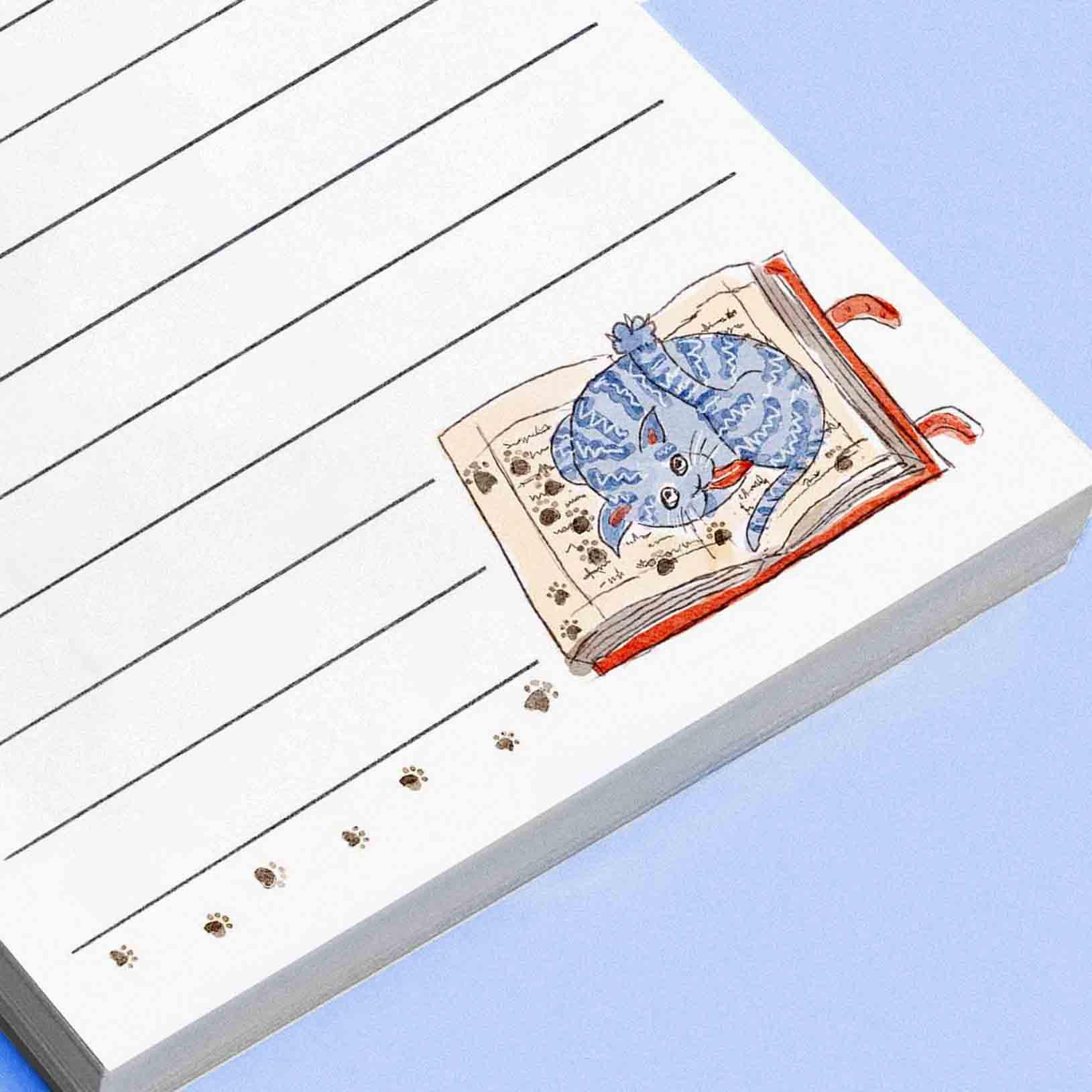 Knight's Manuscript medieval Notepad - Funny To do List Note Pad - Cute Memo Pad Stationery Gifts - Handmade By Liyana Studio