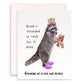 Martini Cat Funny Birthday Card - Just A Tini Bit Older - Funny 30th 40th Birthday Gifts For Women - Liyana Studio Handmade Greeting