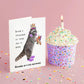 Martini Cat Funny Birthday Card - Just A Tini Bit Older - Funny 30th 40th Birthday Gifts For Women - Liyana Studio Handmade Greeting