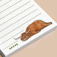 Daily Bull Sheet Notepad - Highland Cow Funny To do List Note Pad - Farm Animal Memo Pad Stationery Gifts- Handmade By Liyana Studio