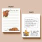 Daily Bull Sheet Notepad - Highland Cow Funny To do List Note Pad - Farm Animal Memo Pad Stationery Gifts- Handmade By Liyana Studio