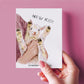 Baby Goat New Kid Congratulations Card - Funny Baby Shower Card For New Parents - Liyana Studio Handmade Greetings