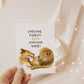 Lion Awesome Parent Baby Card