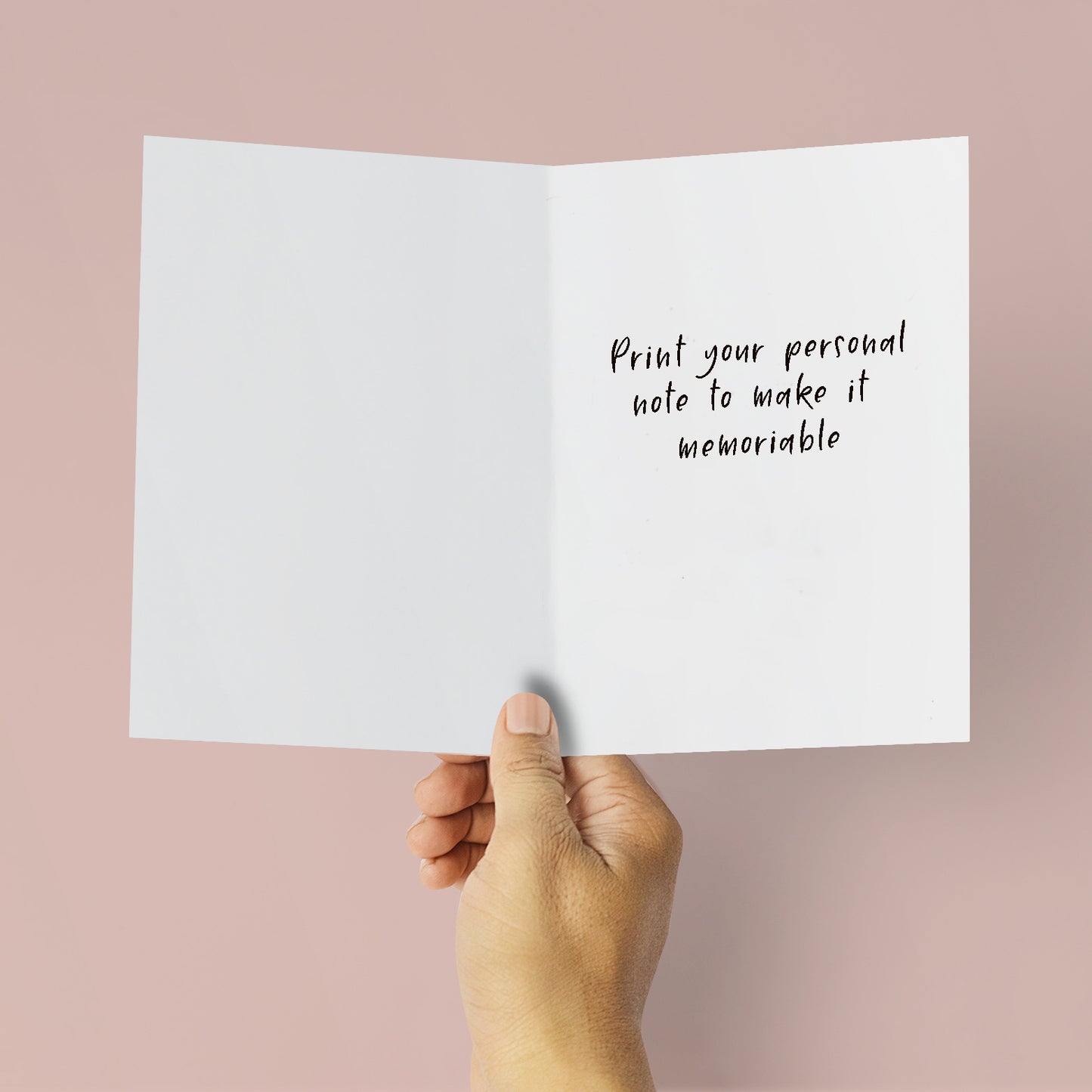 Add-On: Print Personal Message Inside Card