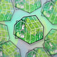 Greenhouse Cat Transparent Sticker - Liyana Studio Decorative Stickers