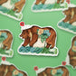 Farmers Market Bear - Liyana Studio Decorative Stickers