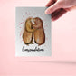 Prairie Dog Couple - Funny Wedding Card