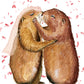 Prairie Dog Couple - Funny Wedding Card
