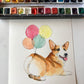 Corgi Butt Birthday Card Funny - Happy Birthday From The Dog