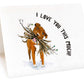 Pitbull Dog Love Card - Pitbull Mom Valentines Day Card For Her - I Love You A Bunch Dog Lover Gifts From The Dog