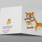 Shiba Inu Funny Thank You Cards Set - Doge Meme Cards Funny