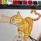 Funny Cat Valentines Card For Husband - Orange Cat Knead Your Love