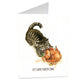 Thanksgiving Cards - Tabby Cat Steals Thanksgiving Turkey