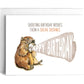 Marmot Funny Happy Birthday Card With Social Distance, Funny Birthday Card For Friend, Happy Birthday With A Social Distancing, Stay At Home